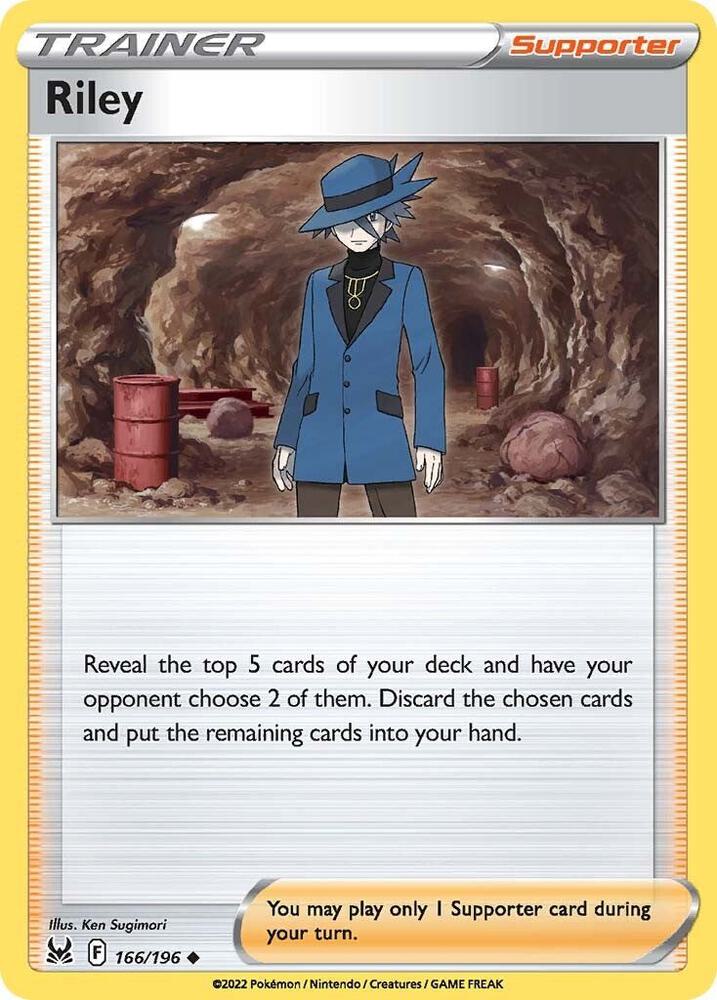 Pokemon Riley 166/196 Lost Origin