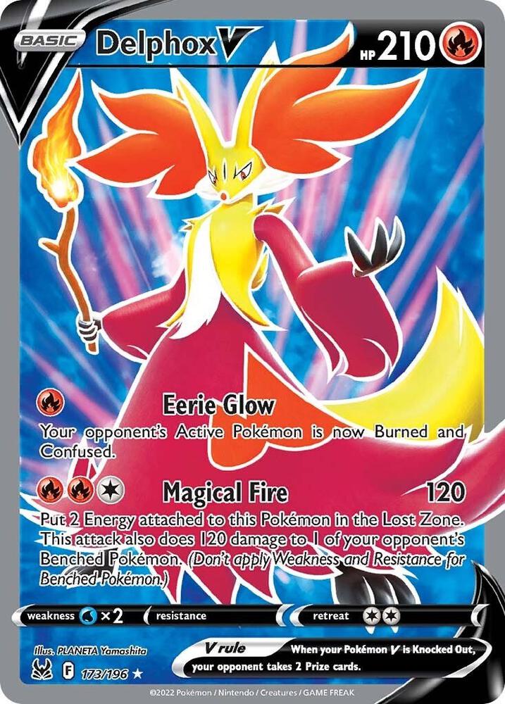 Pokemon Delphox V 173/196 Lost Origin