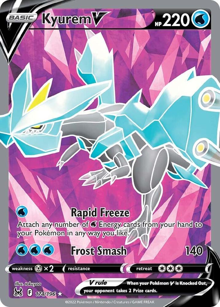 Pokemon Kyurem V 174/196 Lost Origin