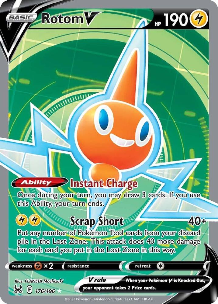 Pokemon Rotom V 176/196 Lost Origin
