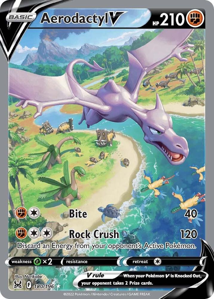 Pokemon Aerodactyl V 180/196 Lost Origin