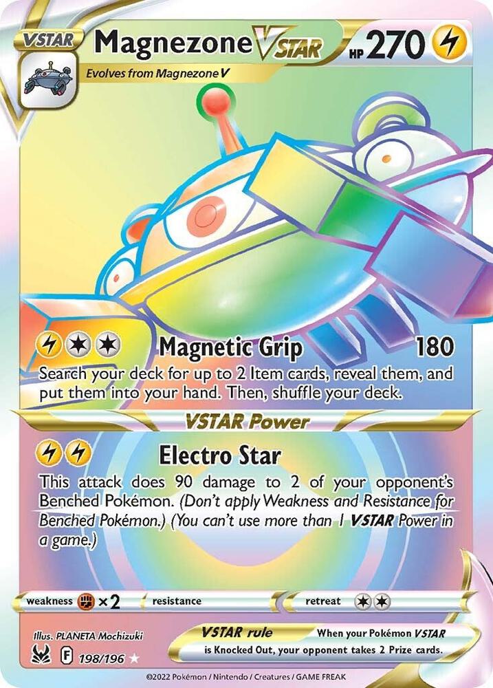 Pokemon Magnezone VSTAR 198/196 Lost Origin