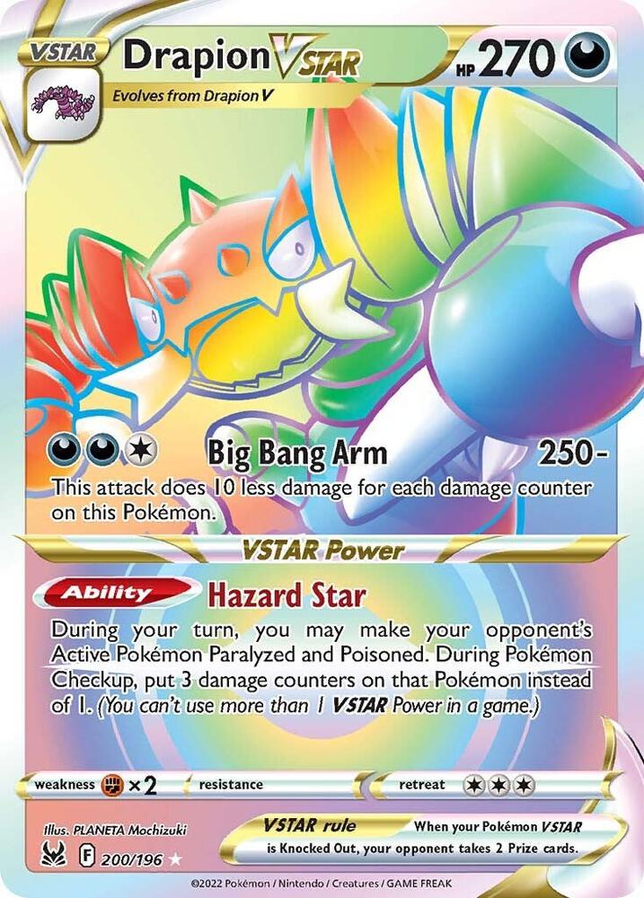 Pokemon Drapion VSTAR 200/196 Lost Origin
