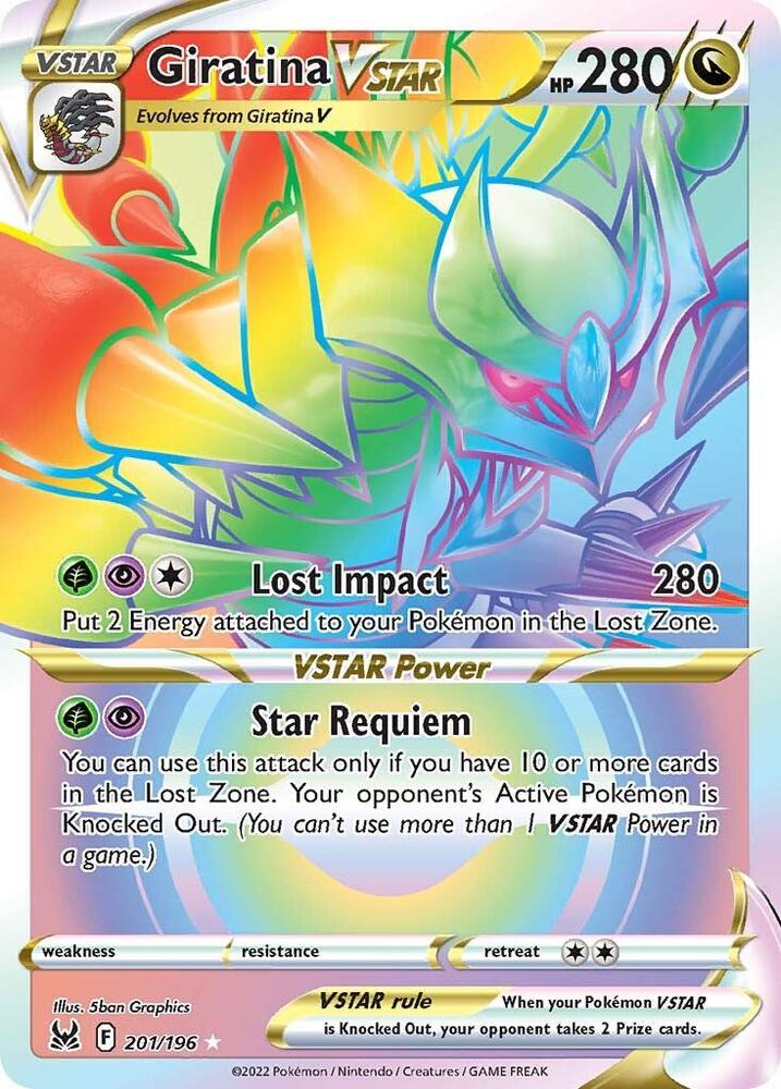 Pokemon Giratina VSTAR 201/196 Lost Origin