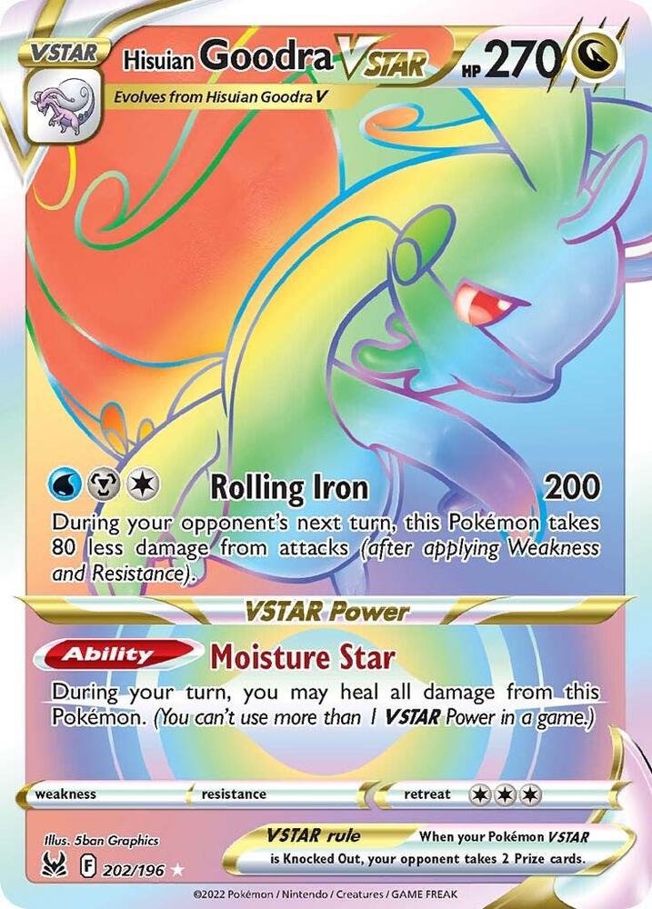 Pokemon Hisuian Goodra VSTAR 202/196 Lost Origin