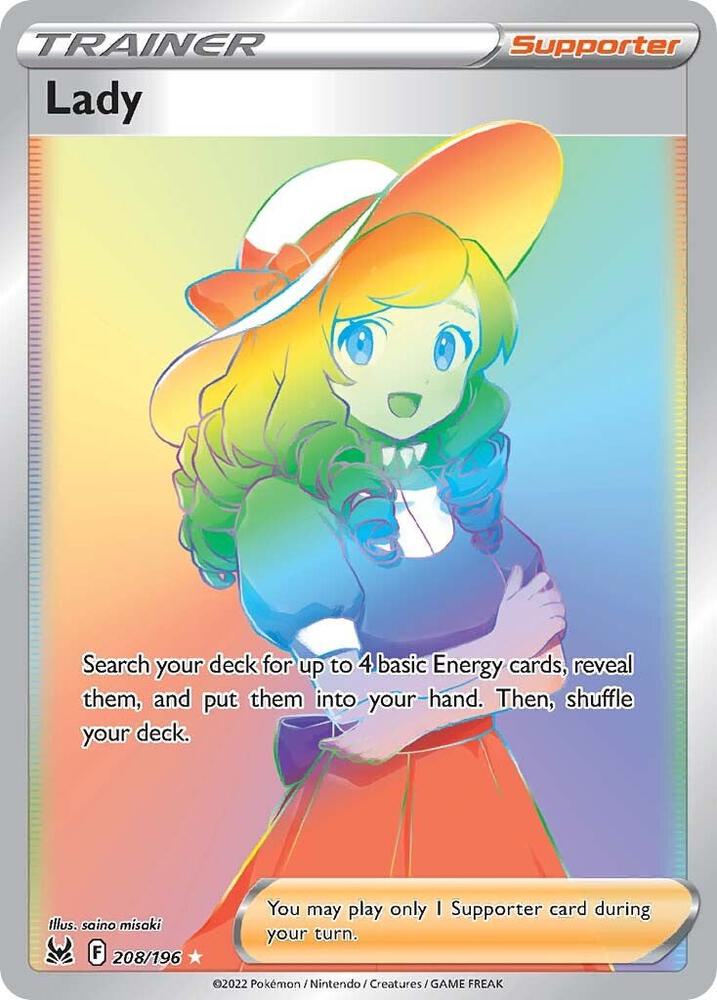 Pokemon Lady 208/196 Lost Origin