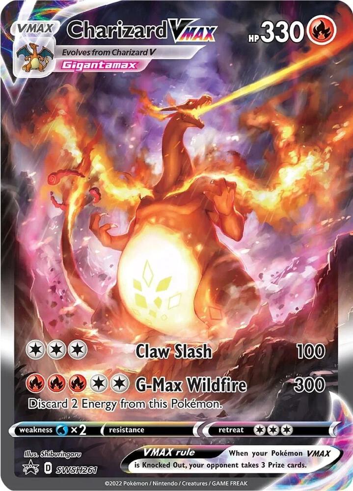 Pokemon Charizard VMAX SWSH261 SWSH Black Star Promos