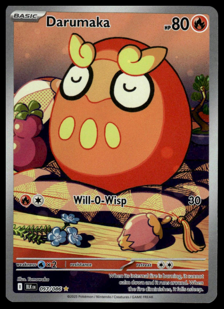 Pokemon Darumaka #097/086 SV Black Bolt