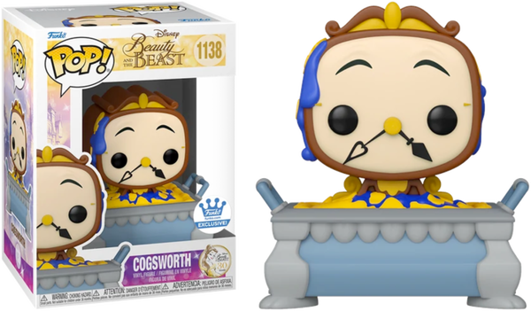 Funko Pop! Disney Beauty & The Beast Cogsworth #1138 Funko Exclusive