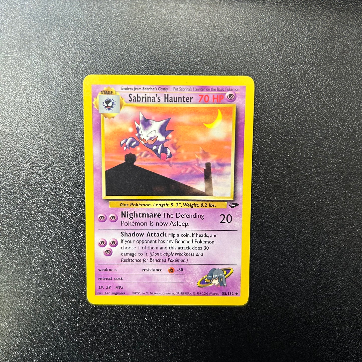 Pokemon TCG Sabrina's Haunter 55/132 Gym Challenge