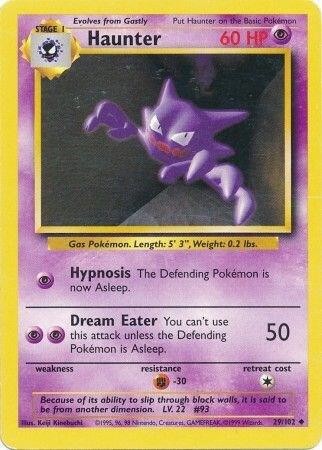 Pokemon Haunter #29 Base Set
