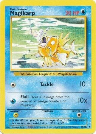 Pokemon Magikarp #35 Base Set