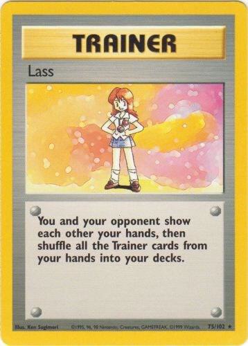 Pokemon Lass #75 Base Set
