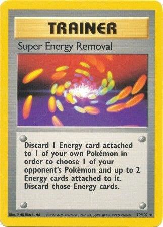 Pokemon Super Energy Removal #79 Base Set