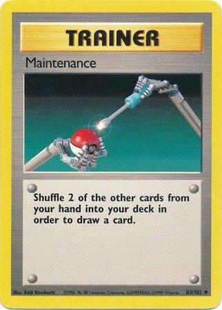 Pokemon Maintenance #83 Base Set