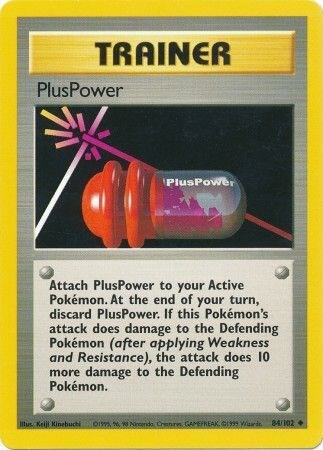 Pokemon PlusPower #84 Base Set