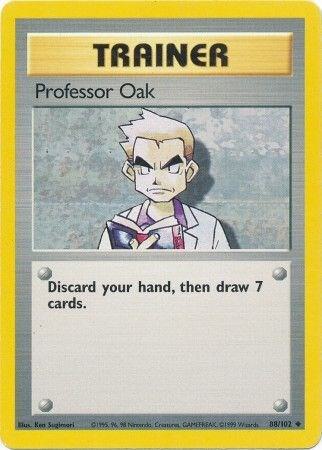 Pokemon Professor Oak #88 Base Set