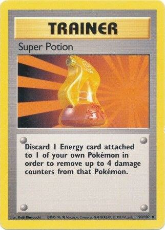 Pokemon Super Potion #90 Base Set