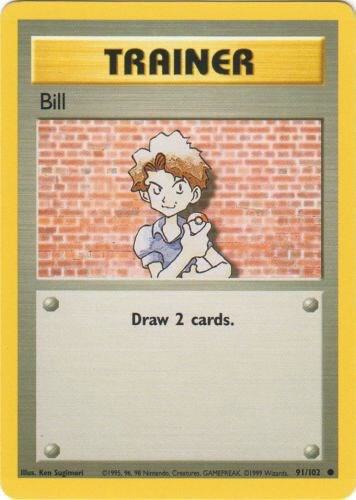 Pokemon Bill #91 Base Set