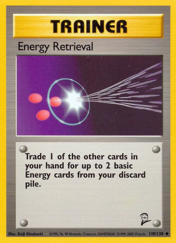 Pokemon Energy Retrieval #110 Base Set 2