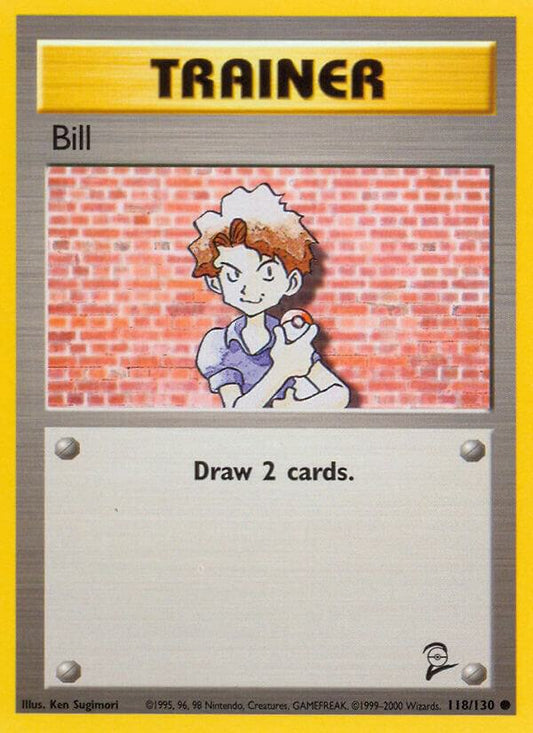 Pokemon Bill #118 Base Set 2