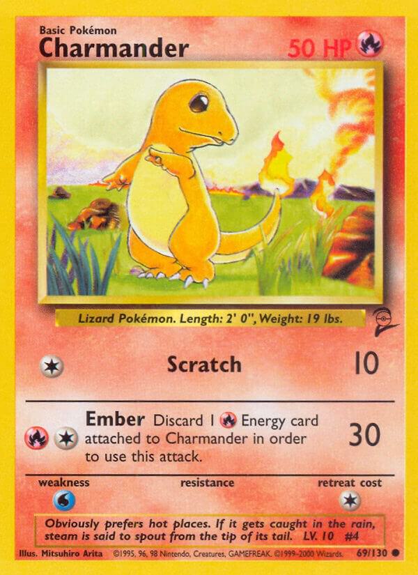 Pokemon Charmander #69 Base Set 2