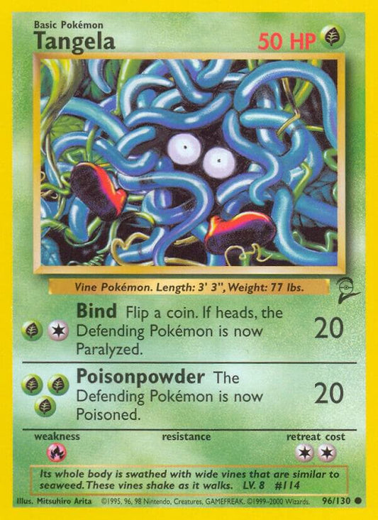 Pokemon Tangela #96 Base Set 2