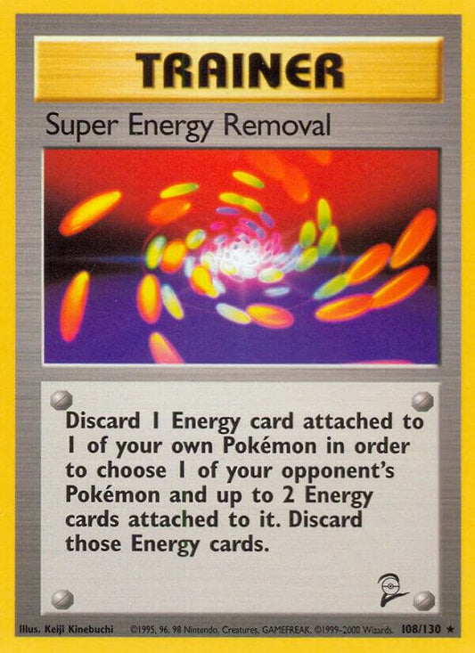 Pokemon Super Energy Removal #108 Base Set 2
