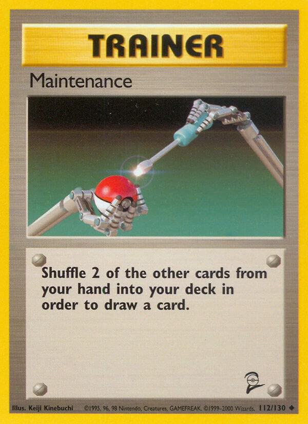 Pokemon Maintenance #112 Base Set 2