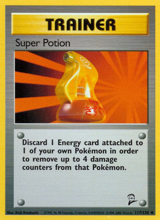 Pokemon Super Potion #117 Base Set 2