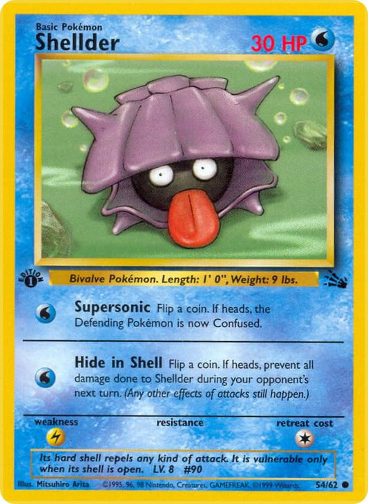 Pokemon Shellder #54 Fossil