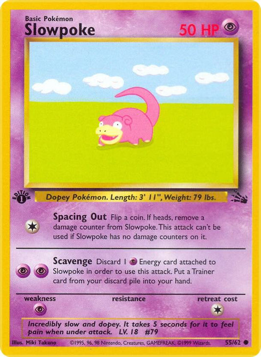 Pokemon Slowpoke #55 Fossil