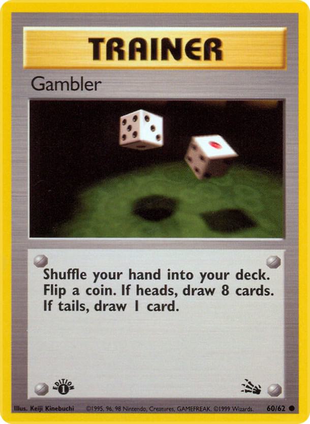 Pokemon Gambler #60 Fossil