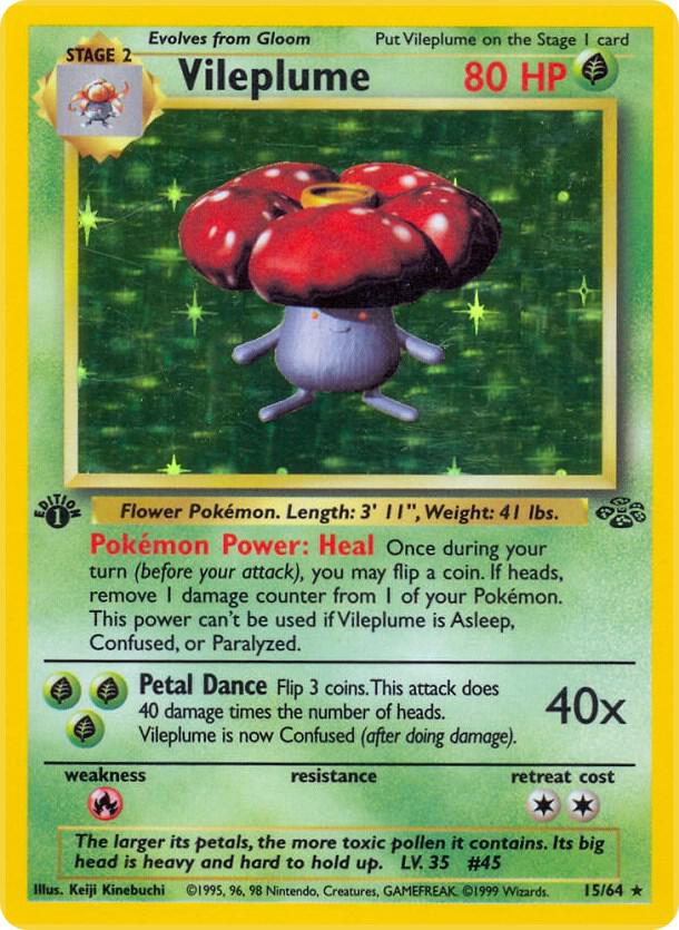 Pokemon Vileplume 15/64 Base Set