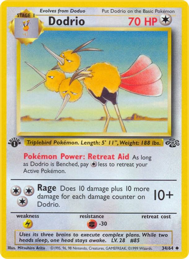 Pokemon Dodrio #34 Jungle