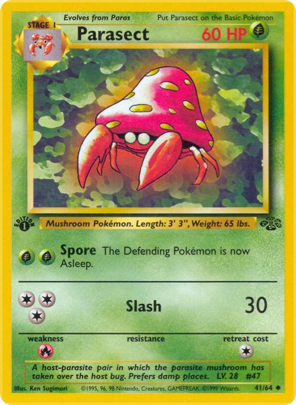 Pokemon Parasect #41 Jungle