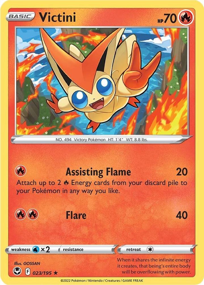Pokemon Victini 23/195 Silver Tempest