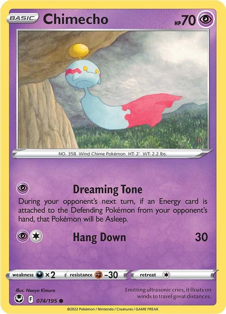 Pokemon Chimecho 74/195 Silver Tempest