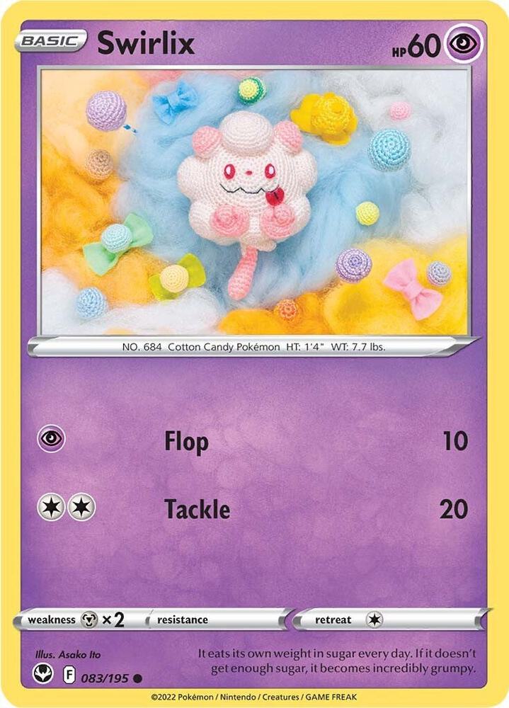 Pokemon Swirlix 83/195 Silver Tempest