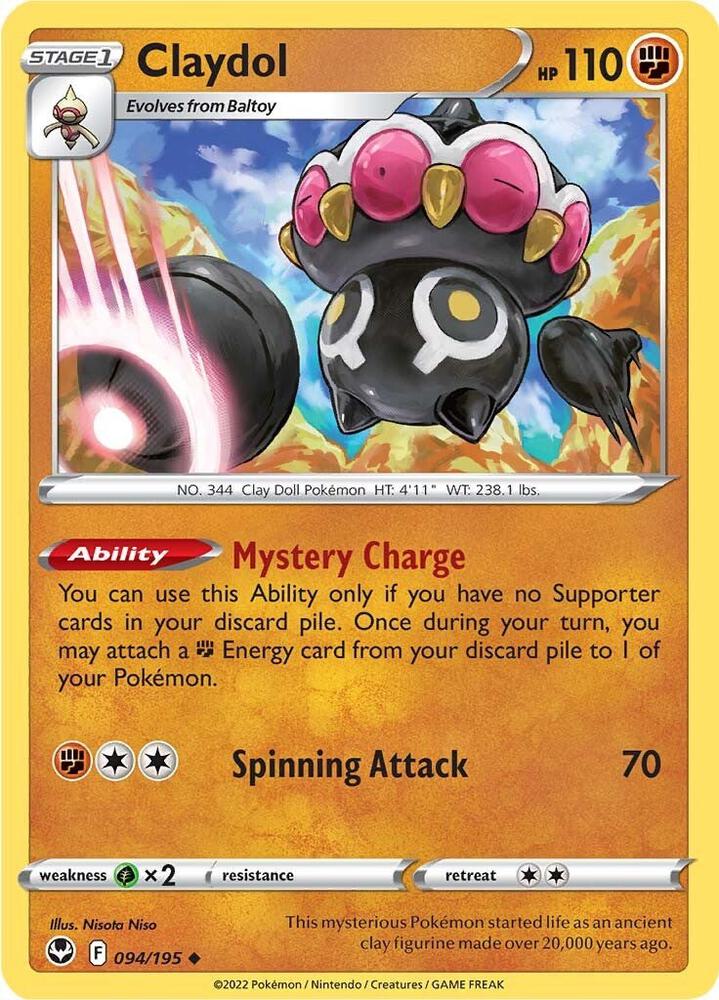 Pokemon Claydol 94/195 Silver Tempest