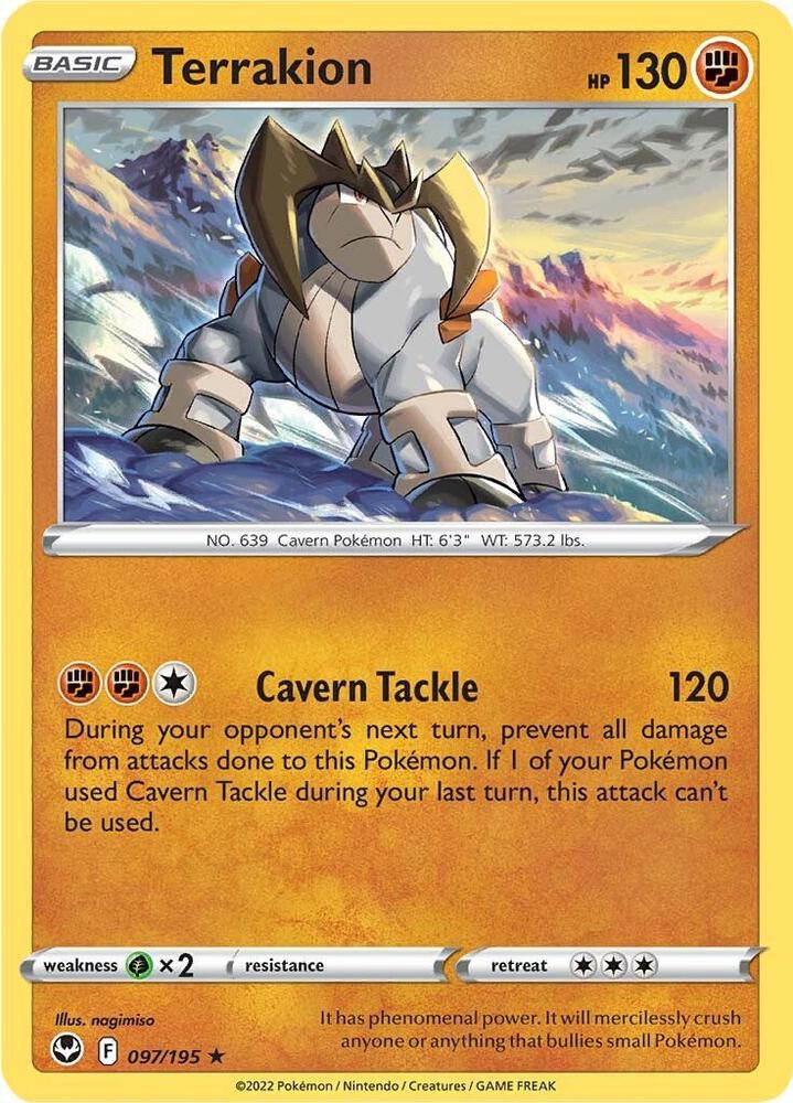 Pokemon Terrakion 97/195 Silver Tempest