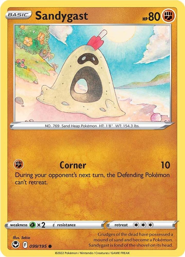 Pokemon Sandygast 99/195 Silver Tempest