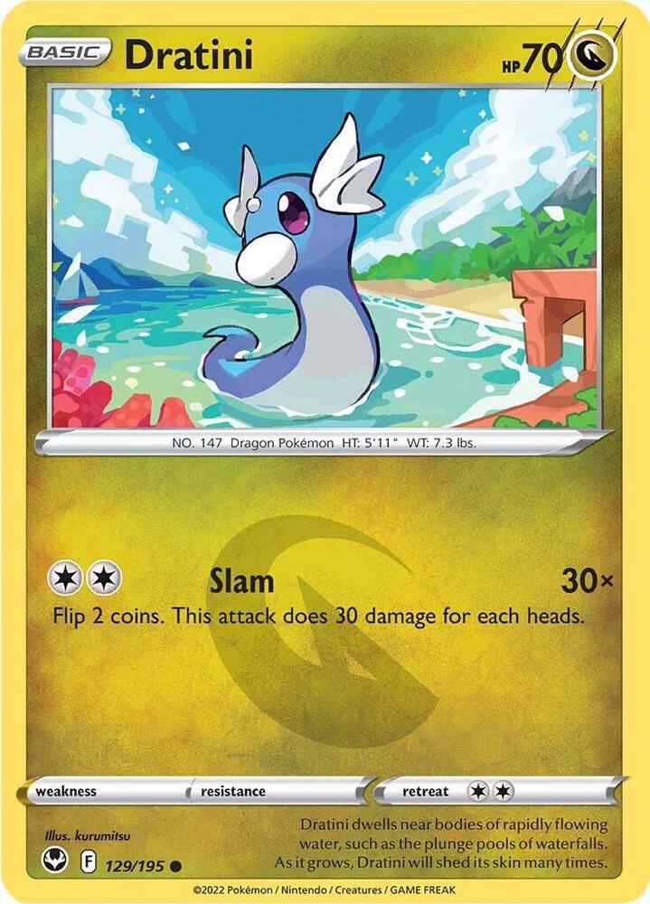 Pokemon Dratini 129/195 Silver Tempest