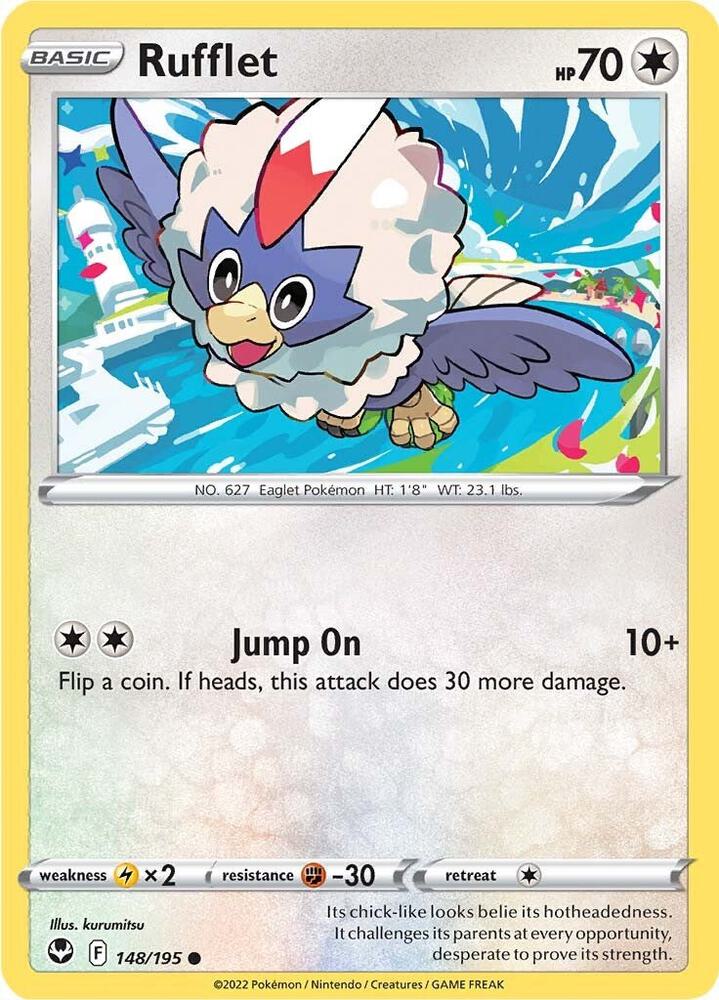 Pokemon Rufflet 148/195 Silver Tempest
