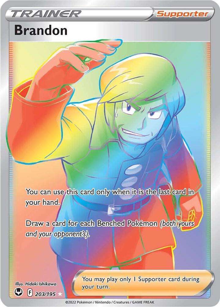 Pokemon Brandon 203/195 Silver Tempest
