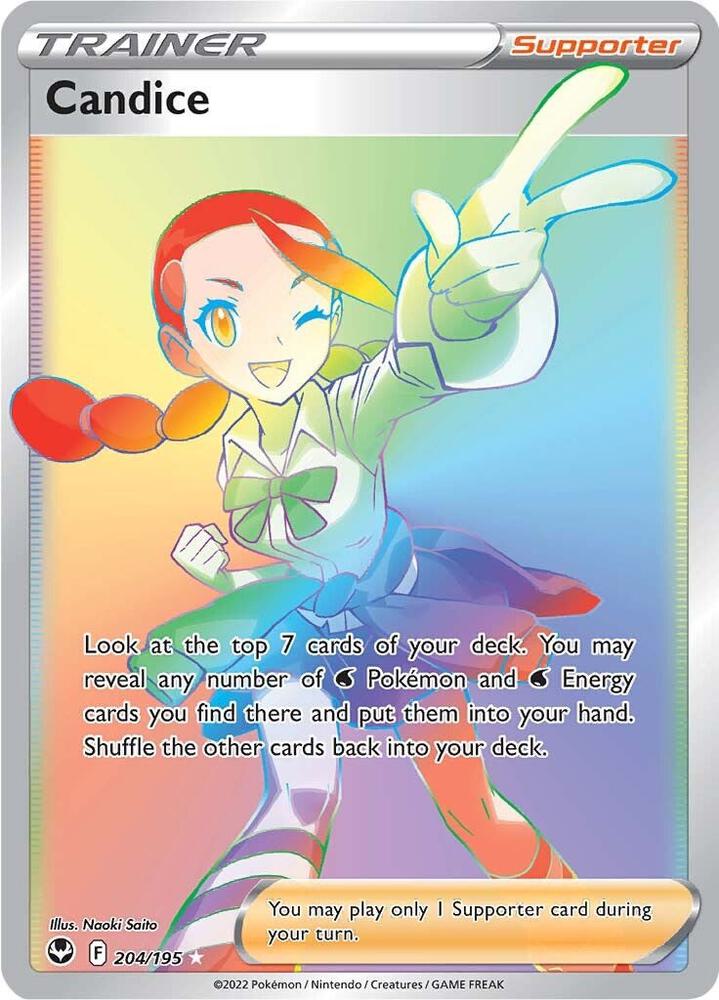 Pokemon Candice 204/195 Silver Tempest