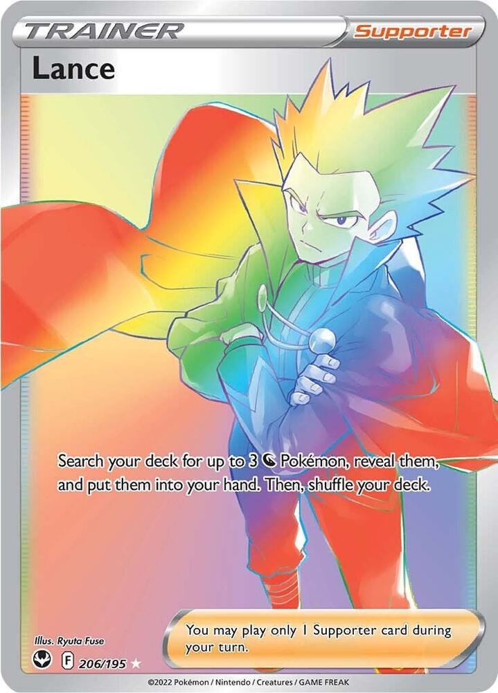 Pokemon Lance 206/195 Silver Tempest
