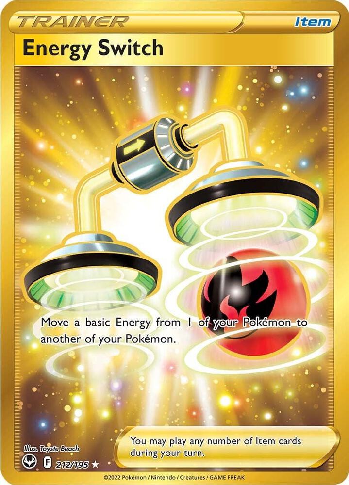 Pokemon Energy Switch 212/195 Silver Tempest