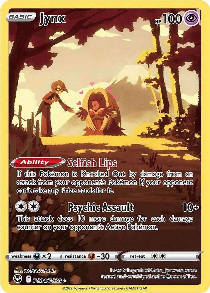 Pokemon Jynx TG04/TG30 Silver Tempest