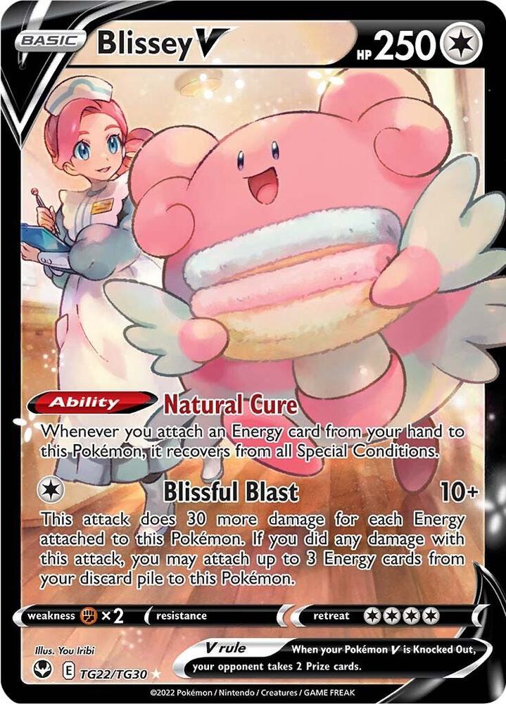 Pokemon Blissey V TG22/TG30 Silver Tempest